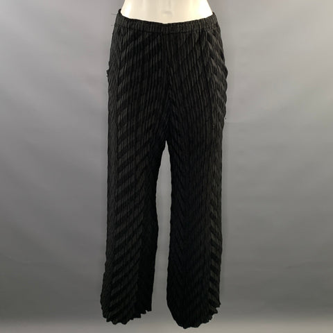 VANITE COUTURE Size One Size Black Polyester & Spandex Pleated Set