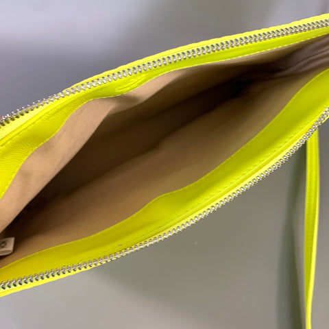 MCM SS2019 Pink Neon PVC Metallic Tote Bag