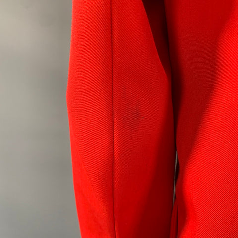 ZADIG & VOLTAIRE Size M Red Polyester Wool Jacket Blazer