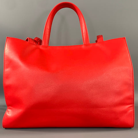 TELFAR Red Logo Polyester Blend Cross Body Bag