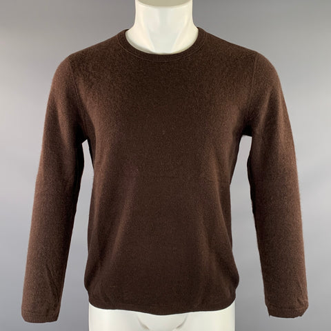 S.C.P. Size S Brown Cashmere Crew Neck Pullover