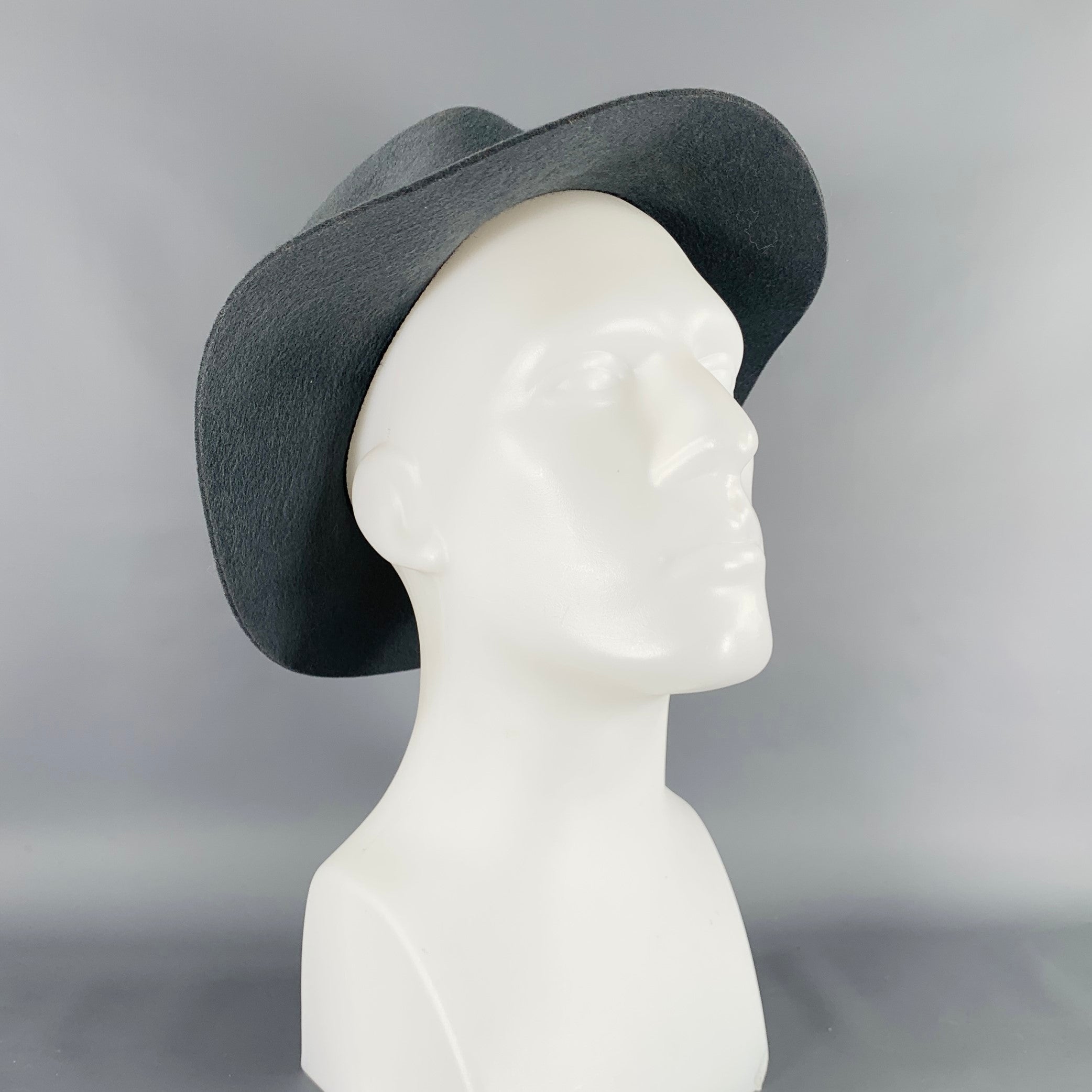 GOORIN BROTHERS Size S Grey Green Wool Felt Fedora Hat – Sui 
