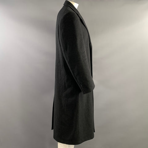 BURBERRY Chest Size 44 Size 44 Grey Dark Grey Wool Trenchcoat