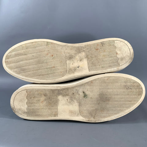 COMMON PROJECTS Size 11 Navy Suede Lace Up Sneakers