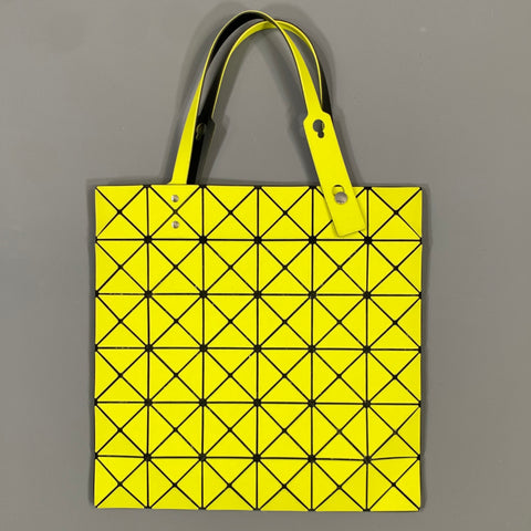 BOA BOA ISSEY MIYAKE Yellow Triangle Tote Bags