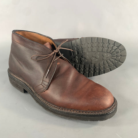 ALDEN Size 7 Brown 1272S Leather Chukka Boots