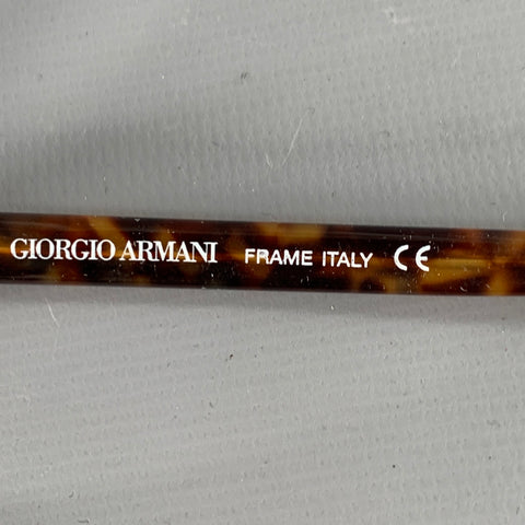 GIORGIO ARMANI Brown Tortoiseshell Acetate Frames