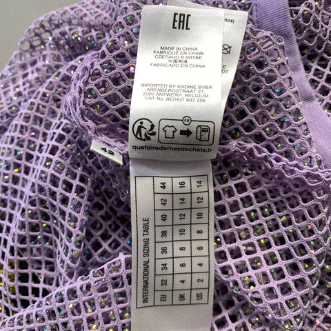 ESSENTIEL ANTWERP Size L Lavender Polyester & Spandex Pullover