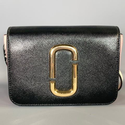 MARC JACOBS FW2018 Black Pink Leather Belt Bag