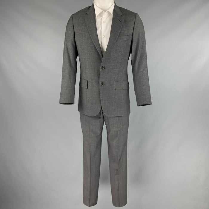 PAUL SMITH Talla 38 Traje de lana gris