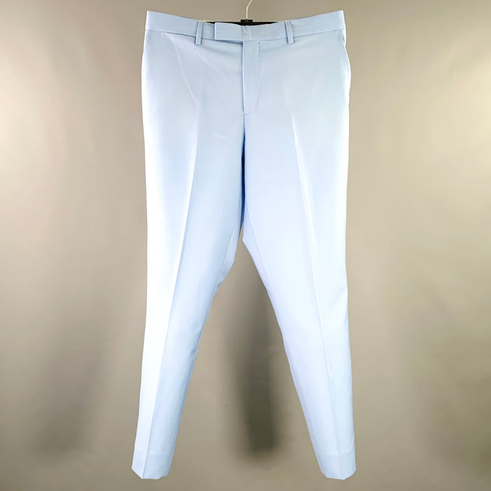 PAUL SMITH Size 32 Blue Wool Mohair Zip Fly Dress Pants