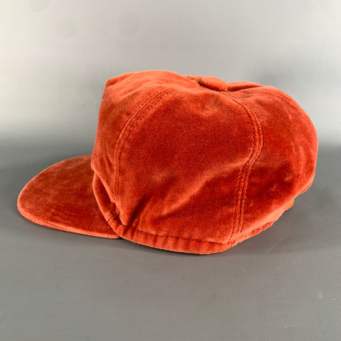 ETRO Orange Embroidered Cotton & Modal Hats