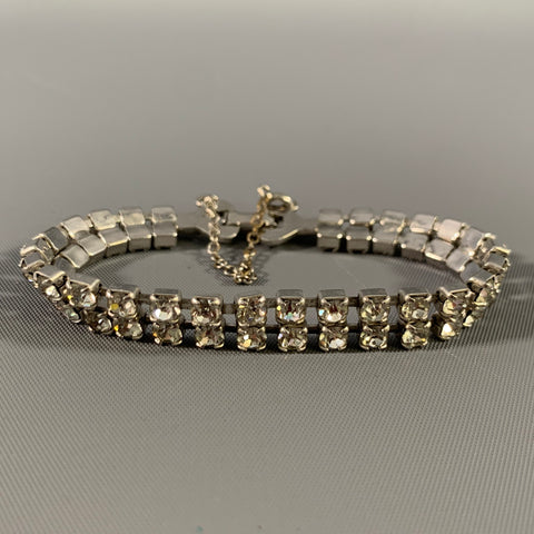 NO BRAND Clear Silver Rhinestones Bracelet