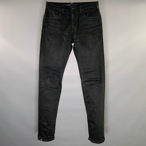 LEVI'S Size 30 Black Cotton Denim Jeans