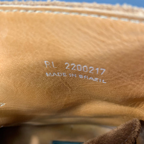 POLO COUNTRY by RALPH LAUREN Size 6.5 Brown Leather W 7001085-204 Suede Boots