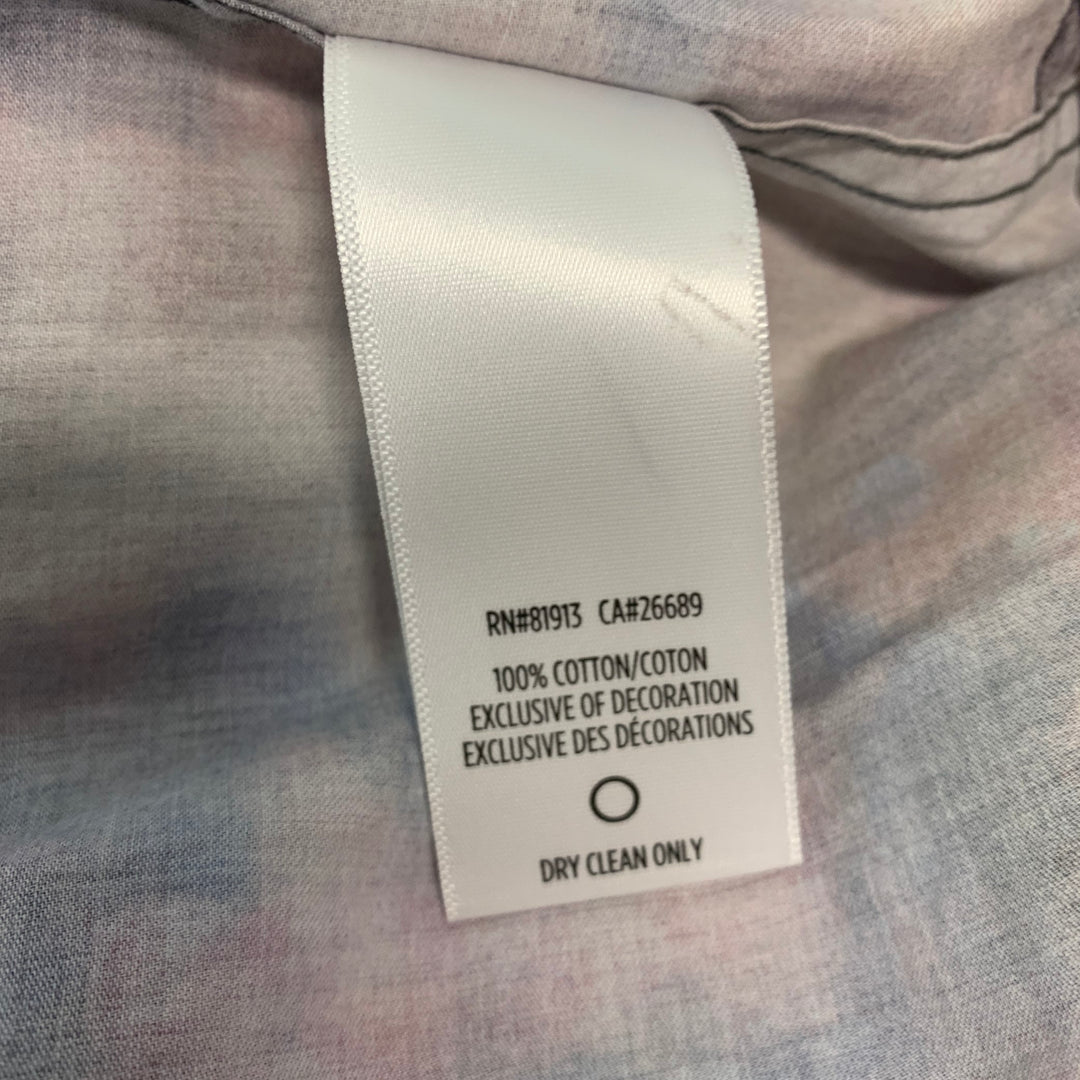 ROBERT GRAHAM Size L Limited Edition Multi Color Print Cotton Long Sleeve Shirt