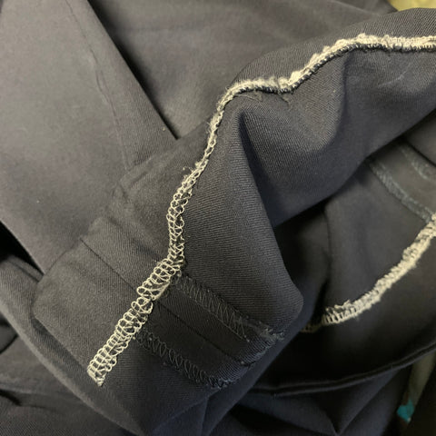 COMME des GARCONS Size M Navy Wool Wide Leg Dress Pants