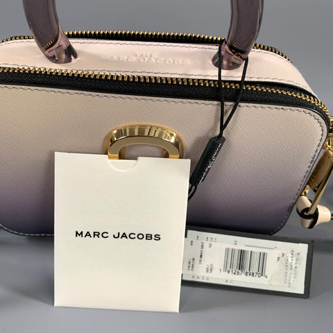 MARC JACOBS SS2020 Purple Tan Ombre Leather Cross Body Bag