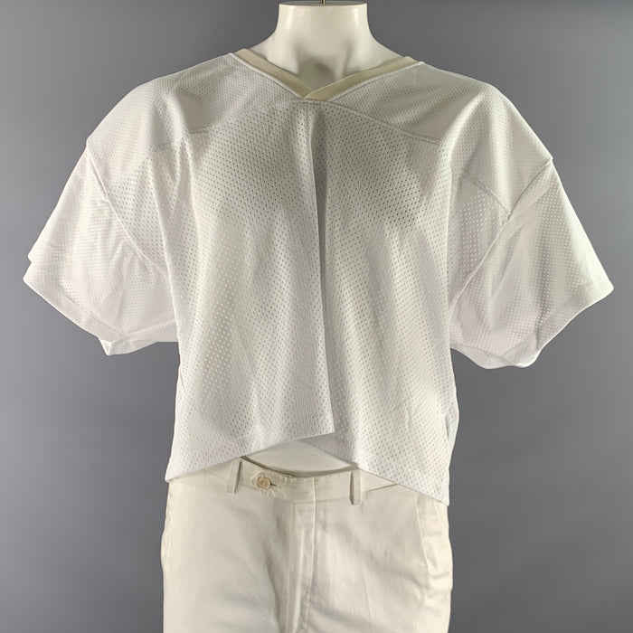 FEAR OF GOD Size S White Polyester Silk Jersey T-shirt