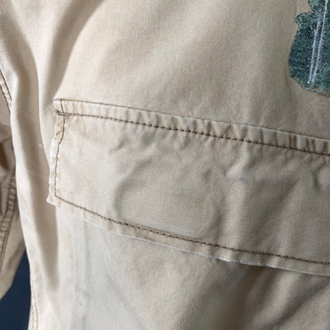 PRPS Size M Beige Cotton Cargo Jacket