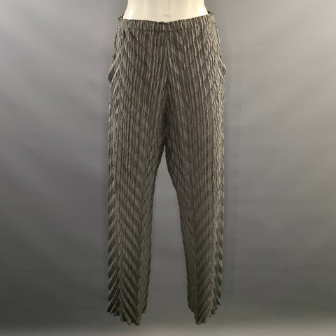 VANITE COUTURE Size One Size Grey Polyester & Spandex Pleated Set
