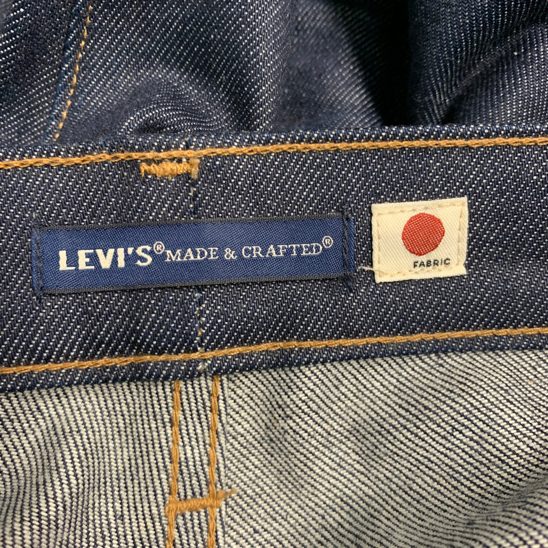 LEVI STRAUSS Size 29 Blue Cotton Blend Slim Straight Five Pockets Jeans