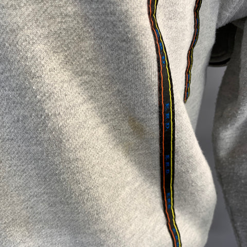 ENFANTS RICHES DEPRIMES ERD S Grey Cotton Half Zip Sweatshirt