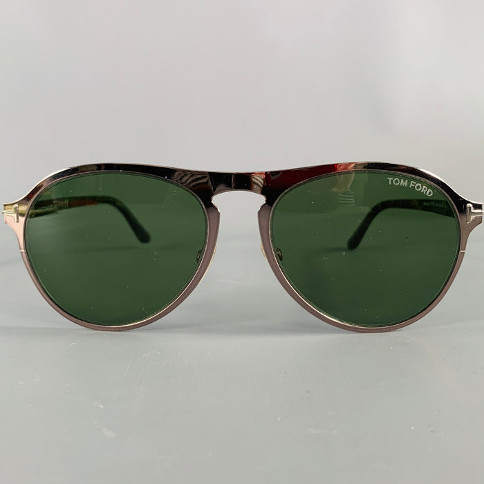 TOM FORD Bradburry Silver Metal Sunglasses