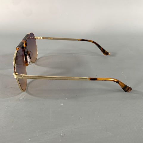 FREYRS Gold Brown 1149-6 Tortoiseshell Sunglasses