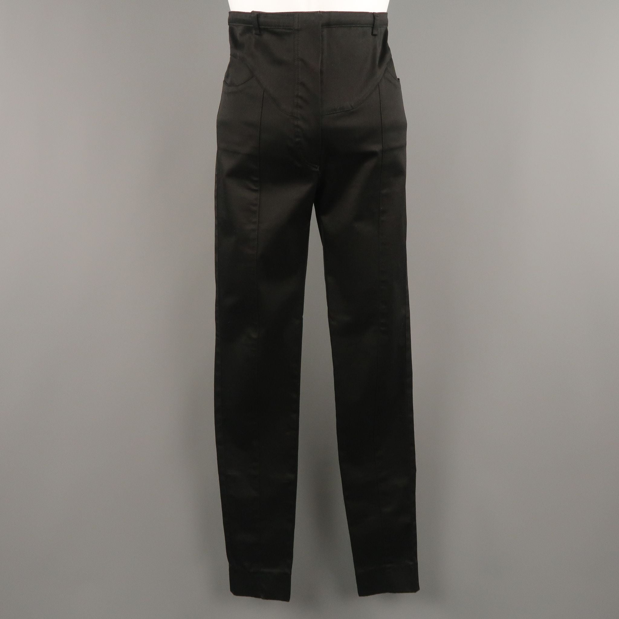 【関税&送料込】Balenciaga Black Viscose Palazzo Pant Balenciaga Baggy Tailored Pants | Saks Fifth Avenue