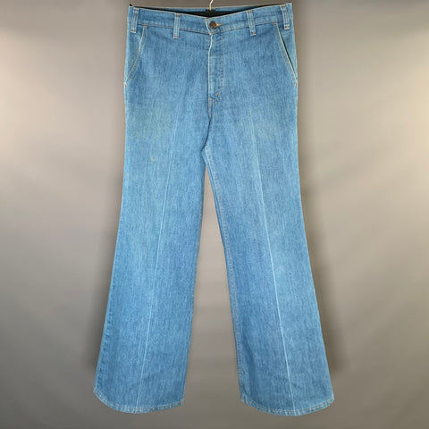 LEVI'S Orange Tab Size 32 Blue Wide Leg Jeans