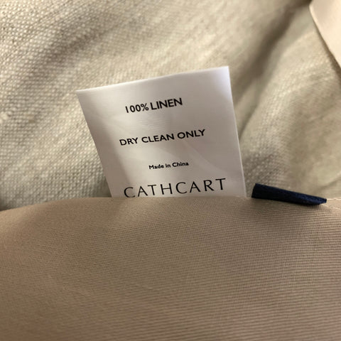 CATHCART LONDON Chest Size 38 Cream Linen Double Breasted 30 36 Suit