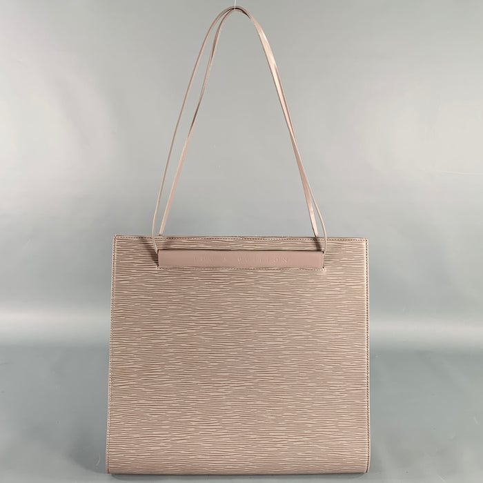 LOUIS VUITTON Saint Tropez Purple Lilac Epi Leather Top Handles Handbag