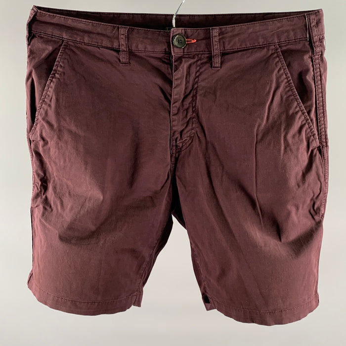 PS by PAUL SMITH Size 30 Purple Cotton Chino Shorts