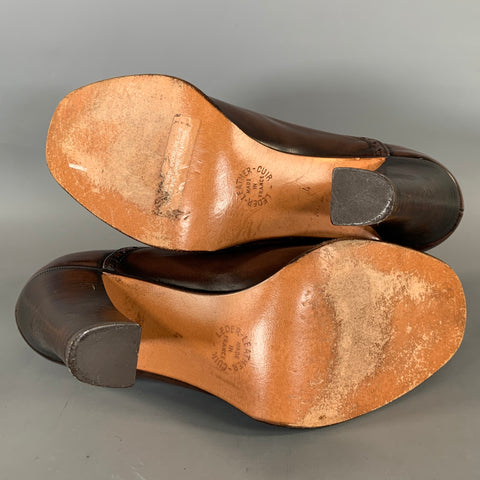STEPHANE KELIAN Size 6.5 Brown 270053 Spectator Pumps