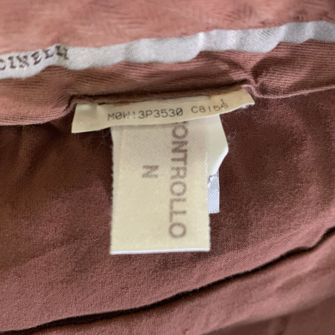 BRUNELLO CUCINELLI Size 6 Burnt Orange Cotton Tapered Casual Pants