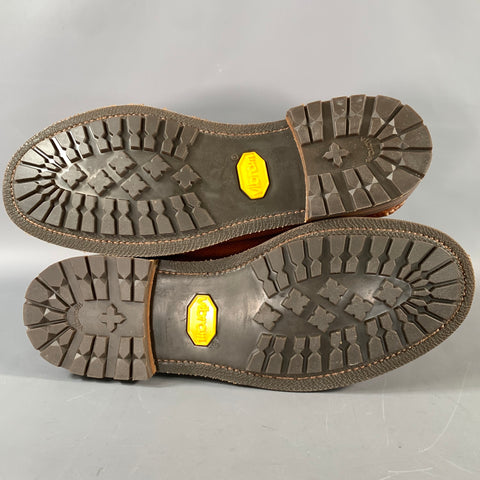 YUKETEN Size 11 Brown Leather Blucher Loafers