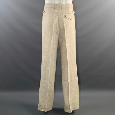 CATHCART LONDON Chest Size 38 Cream Linen Double Breasted 30 36 Suit