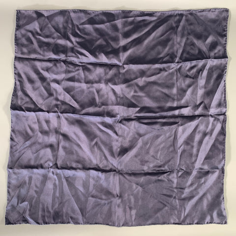 VINTAGE Navy Silk Pocket Square