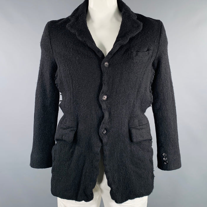 COMME des GARCONS 2022 Size L Black Wool Blend Jacket