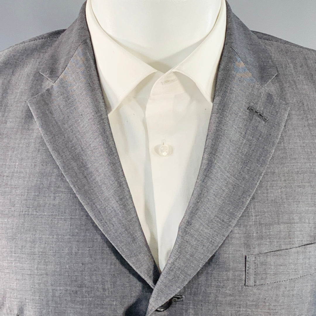 COMME des GARCONS Size M Grey Mohair Wool Notch Lapel Sport Coat