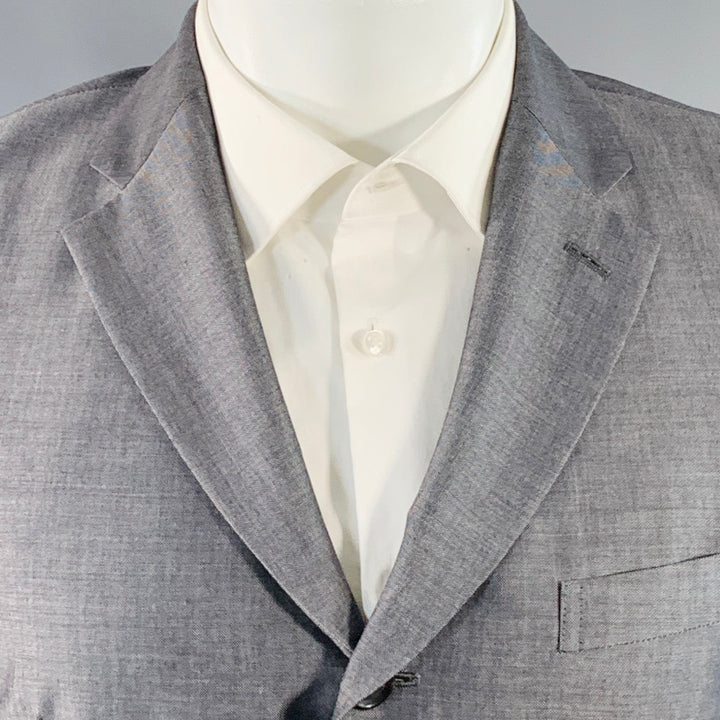 COMME des GARCONS Size M Grey Mohair Wool Notch Lapel Sport Coat