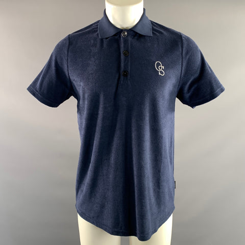 OLIVER SPENCER Size M Blue Cotton Polyamide Polo
