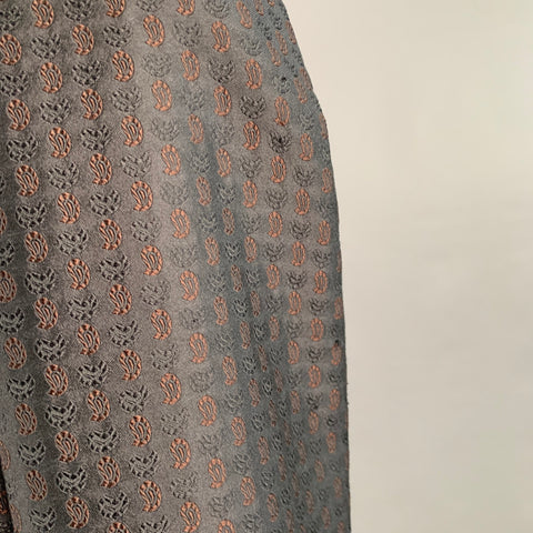 ETRO Size 44 Black Brown Paisley Silk Blend Jacquard Notch Lapel Sport Coat
