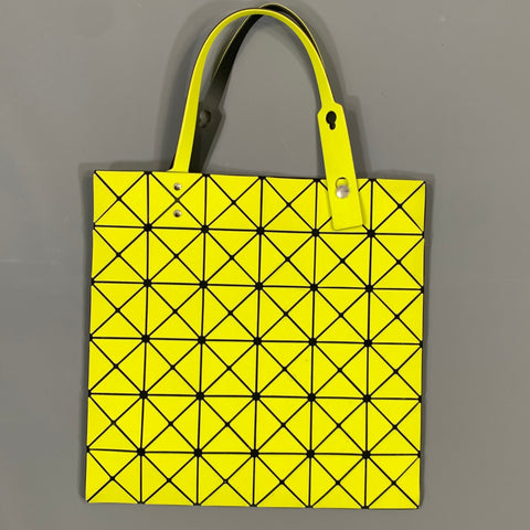 BOA BOA ISSEY MIYAKE Yellow Triangle Tote Bags