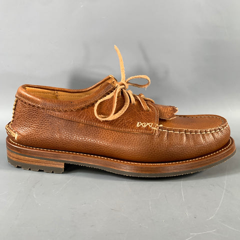 YUKETEN Size 11 Brown Leather Blucher Loafers