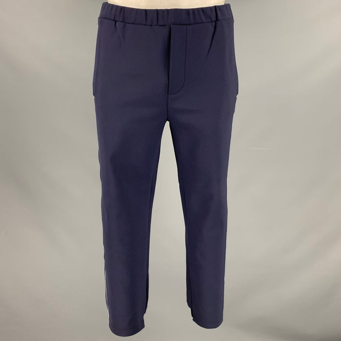 PRADA Size L Navy Polyamide Blend Sweatpants Casual Pants