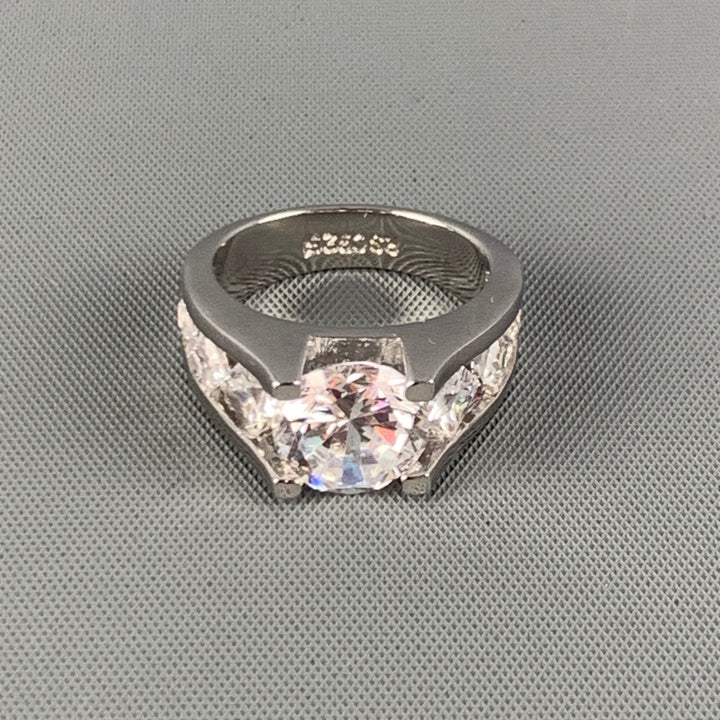 RSC Sterling Silver Zirconia Ring