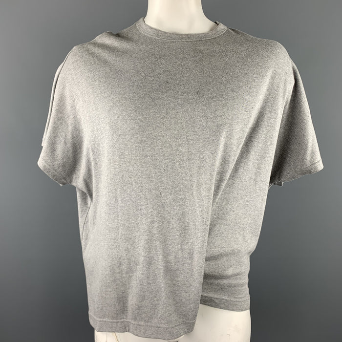 Y's by YOHJI YAMAMOTO Size One Size Light Grey Cotton T-shirt