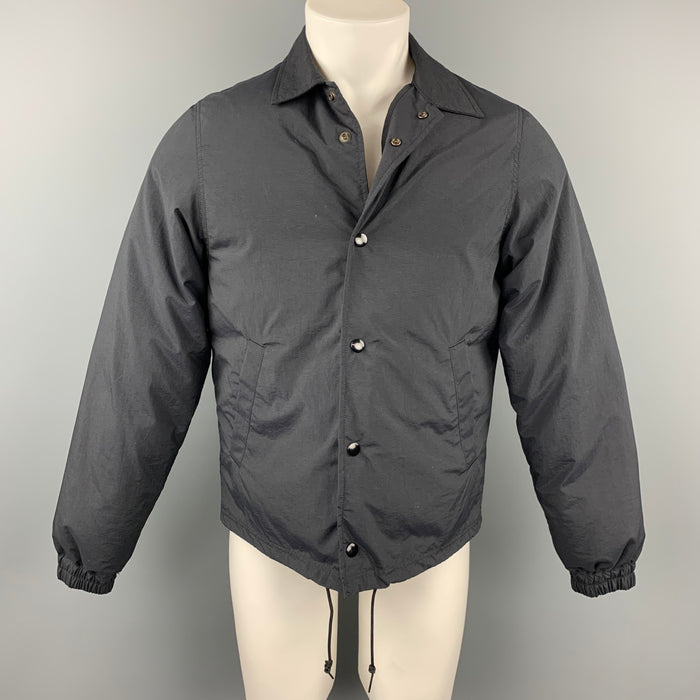 COMME des GARCONS x GANRYU Size M Black Nylon Snaps Jacket